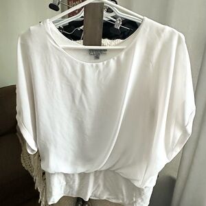 Joseph A Elegant White Women's Blouse